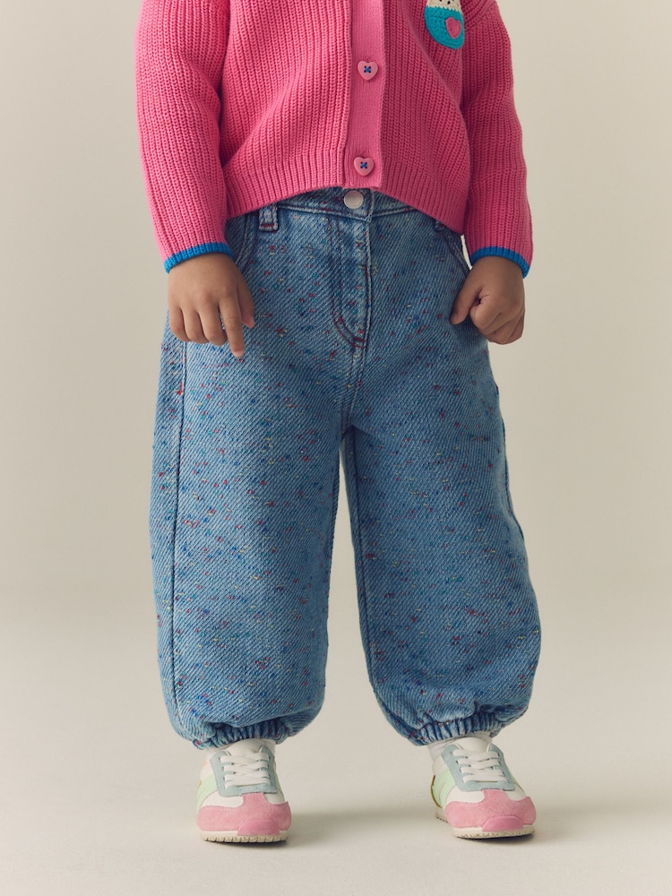 Rainbow Neppy Barrel Jeans (3mths-7yrs) - Image 1 of 9 Rainbow Neppy Barrel Jeans (3mths-7yrs) - Image 1 of 9