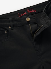 Laura Ashley Black Barrel Leg Jeans - Image 3 of 4