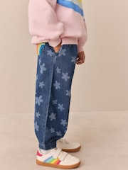 Little Bird by Jools Oliver Rainbow Swoosh Sweat Top & Trousers Set - Image 6 of 13