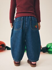 Christmas Embroidered Barrel Jeans (3mths-7yrs) - Image 4 of 5