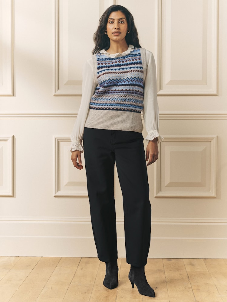 Laura Ashley Blue Tapered Jeans - Image 1 of 4