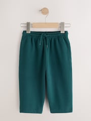 Dark Green Wide Fit Soft Touch Jersey Joggers (3mths-7yrs) - Image 4 of 7