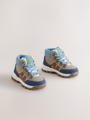 Blue Standard Fit (F) Lace up Walking Boots - Image 3 of 7