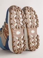 Blue Standard Fit (F) Lace up Walking Boots - Image 7 of 7