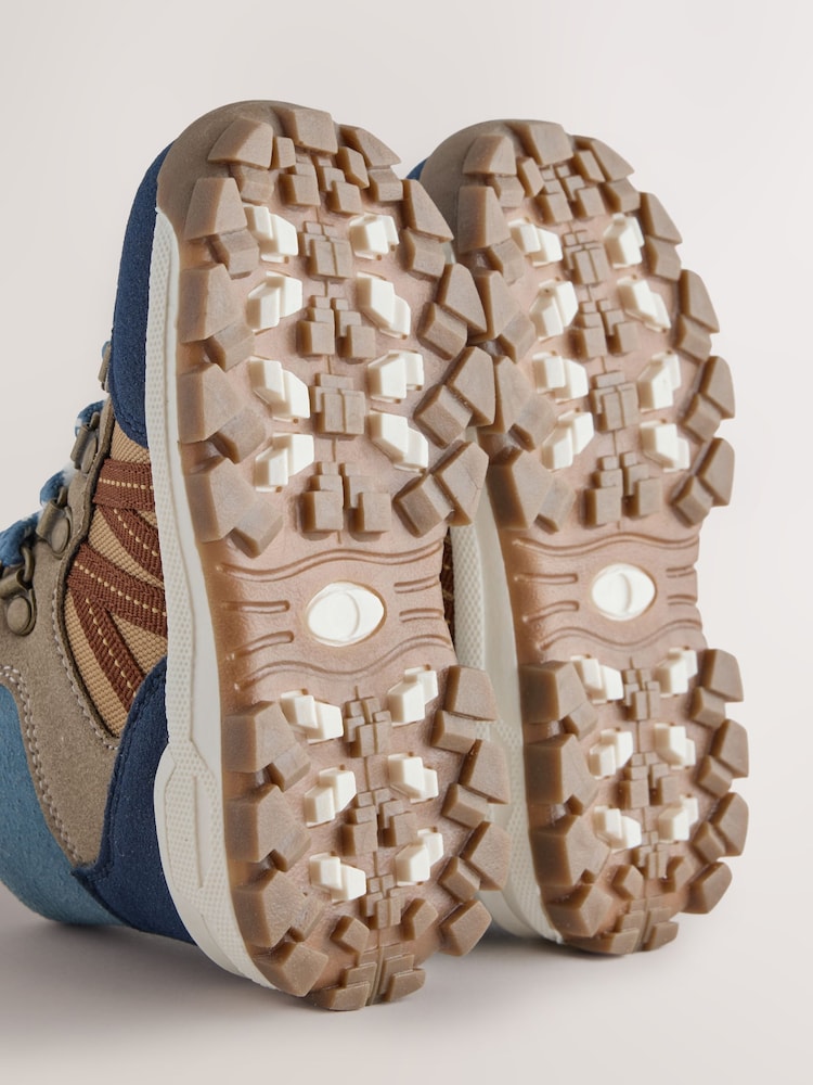 Blue Standard Fit (F) Lace up Walking Boots - Image 7 of 7 Blue Standard Fit (F) Lace up Walking Boots - Image 7 of 7