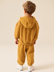 Ochre Yellow Regular Fit Soft Touch Jersey Joggers (3mths-7yrs) - Image 3 of 5
