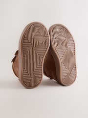 Tan Brown Standard Fit (F) Warm Lined Touch Fastening Boots - Image 5 of 5