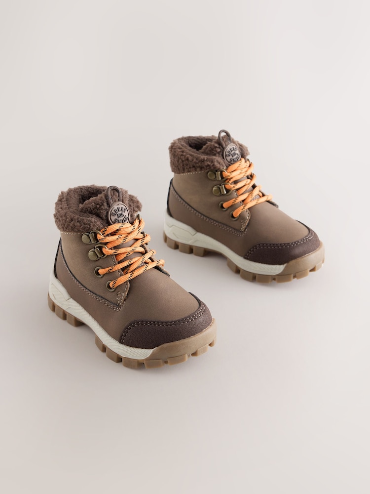 Braun - Lace up Walker Boots - Bild 2 von 8 Braun - Lace up Walker Boots - Bild 2 von 8