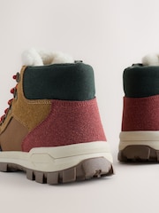 Tan Brown Standard Fit (F) Lace up Walking Boots - Image 6 of 6