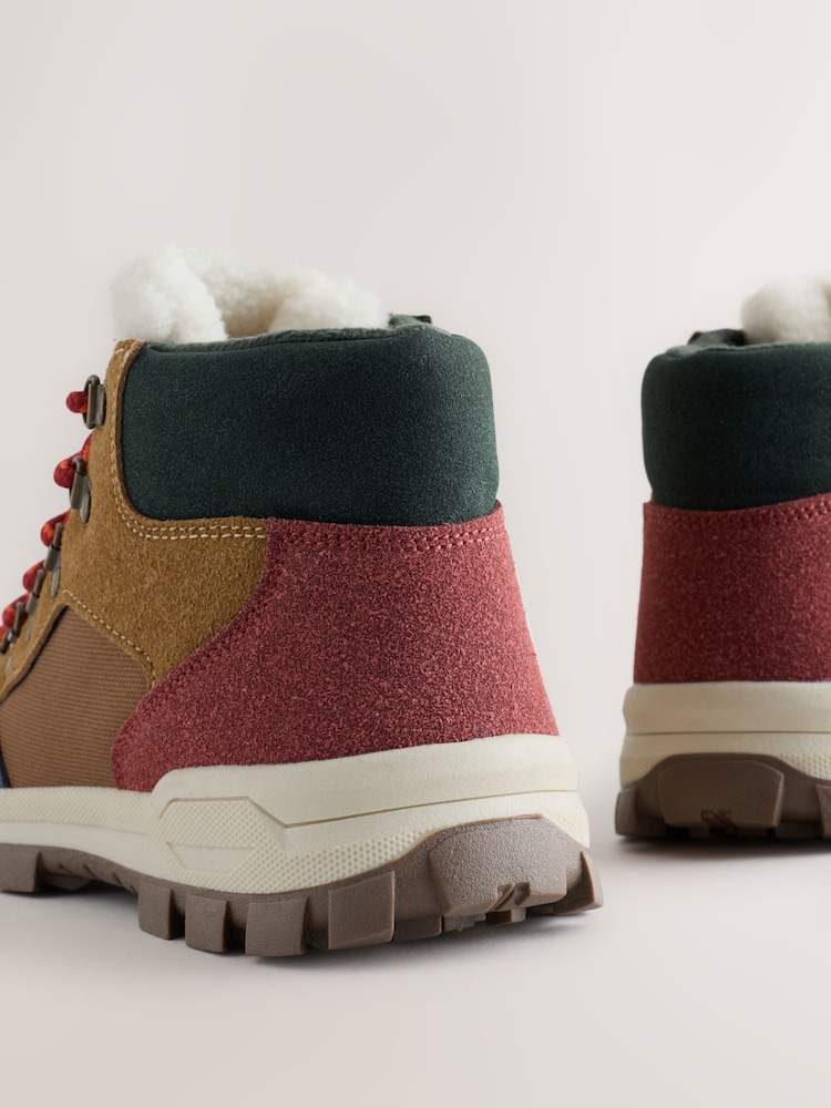 Tan Brown Standard Fit (F) Lace up Walking Boots - Image 6 of 6 Tan Brown Standard Fit (F) Lace up Walking Boots - Image 6 of 6