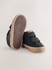 Black Standard Fit (F) Hi-Top Touch Fastening Trainers - Image 6 of 6