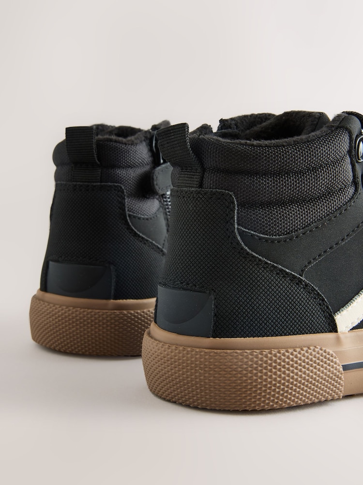 Black Standard Fit (F) Lace Up Hi-Top Boots - Image 5 of 5 Black Standard Fit (F) Lace Up Hi-Top Boots - Image 5 of 5