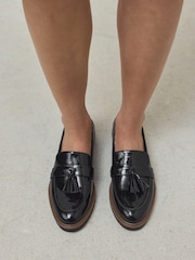 Navy Standard Fit Forever Comfort® Chunky Tassle Loafers - Image 2 of 9