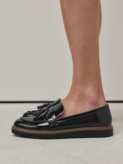 Navy Standard Fit Forever Comfort® Chunky Tassle Loafers - Image 3 of 9