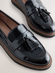 Navy Standard Fit Forever Comfort® Chunky Tassle Loafers - Image 8 of 9