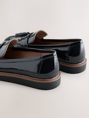 Navy Standard Fit Forever Comfort® Chunky Tassle Loafers - Image 9 of 9