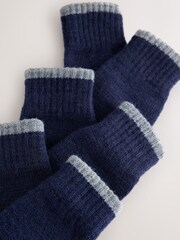 Navy Magic Mitts Gloves 3 Pack (3mths-6yrs) - Image 2 of 3