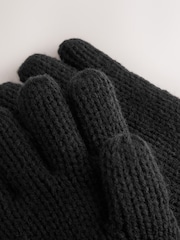 Black Knitted Gloves (3-16yrs) - Image 2 of 3