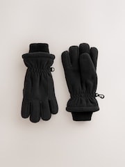 Black Fleece Gloves (3-16yrs) - Image 1 of 3