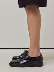 Black Forever Comfort® Chunky Sole Lace Up Shoes - Image 2 of 3