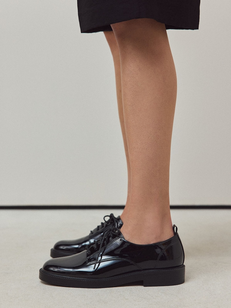 Black Forever Comfort® Chunky Sole Lace Up Shoes - Image 2 of 3