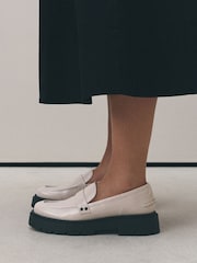 Sümük - Forever Comfort® Chunky Xarici Dabanlı Loaferlər - 9şəkildən 3 şəkil