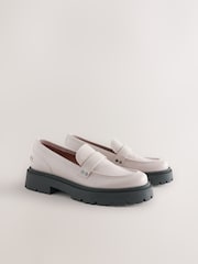 Sümük - Forever Comfort® Chunky Xarici Dabanlı Loaferlər - 9şəkildən 5 şəkil