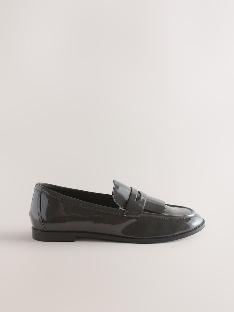 Grey Forever Comfort® Fringe Detail Loafers - Image 1 of 5
