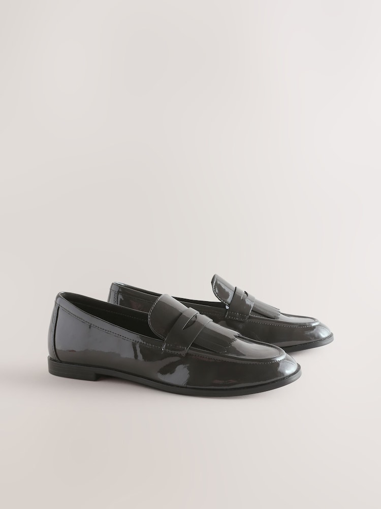 Grey Forever Comfort® Fringe Detail Loafers - Image 2 of 5