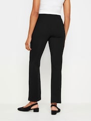 M&Co Black Straight Leg Bengaline Trousers - Image 3 of 5