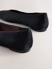 Czarny - Forever Comfort® Swung Toe Ballet Flats - Obraz 9 z 9
