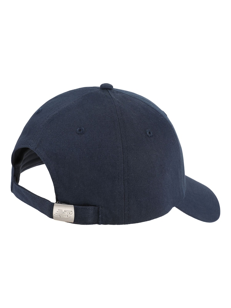 New Balance Blue 6 Panel NB Patch Logo Hat - Image 2 of 3 New Balance Blue 6 Panel NB Patch Logo Hat - Image 2 of 3