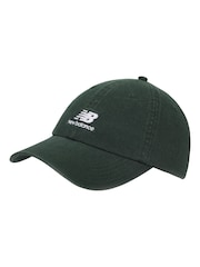 New Balance Green 6 Panel Flying NB Stacked Logo Hat - Image 1 of 3