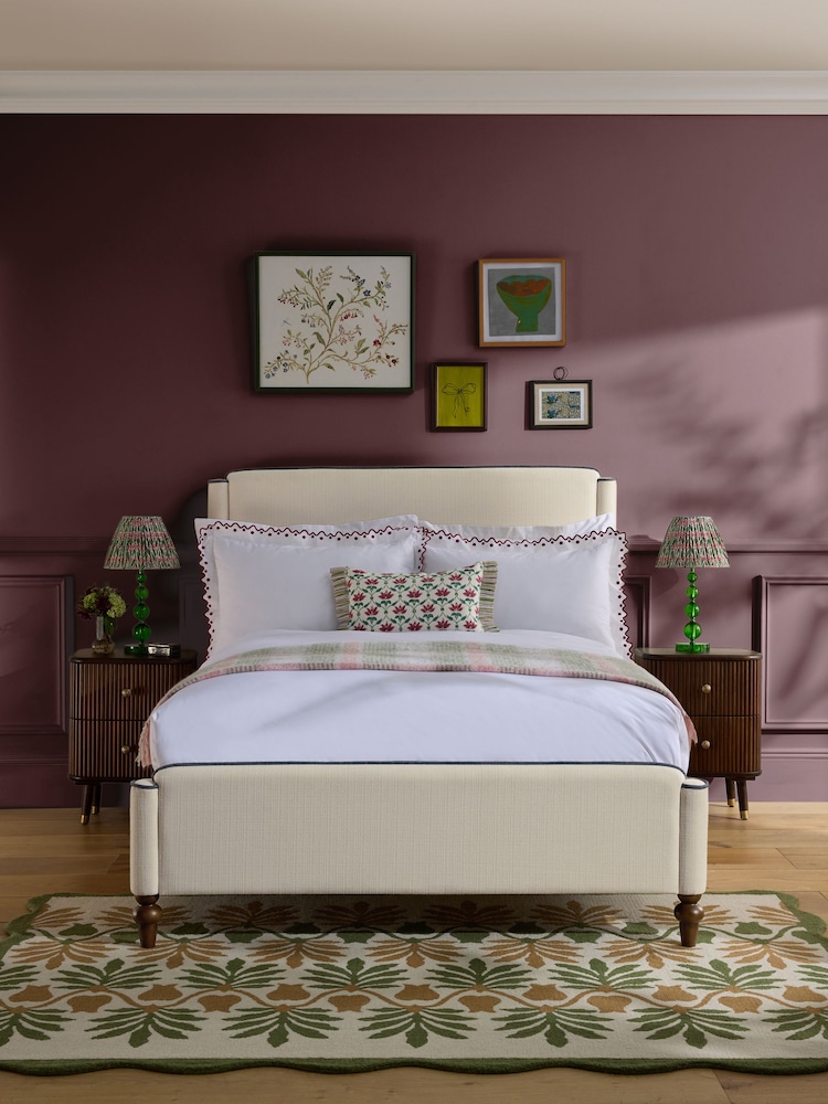 Nina Campbell Clabon Natural Willis Bed Frame - Image 2 of 5