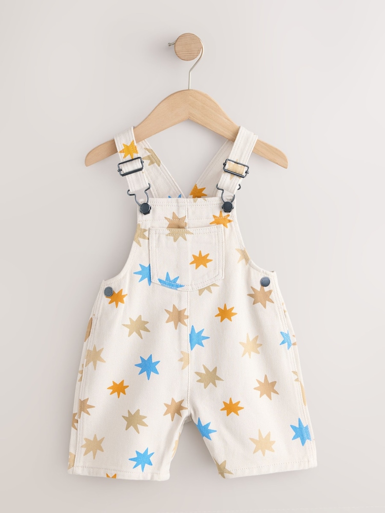 Multi Star Dungarees (3mths-7yrs) - Image 1 of 4