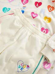 Rainbow Love Print - حزمة من 2 قطعة تتألف من سترة وبنطلونات رياضية من Little Bird - صورة 10 من 13