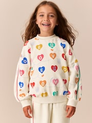 Rainbow Love Print - حزمة من 2 قطعة تتألف من سترة وبنطلونات رياضية من Little Bird - صورة 3 من 13