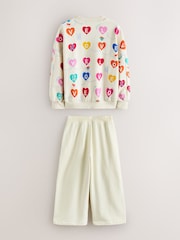 Rainbow Love Print - حزمة من 2 قطعة تتألف من سترة وبنطلونات رياضية من Little Bird - صورة 9 من 13