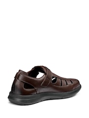 Hotter Brown Wide Fit Marlin Touch-Fastening Shoes - Image 3 of 4
