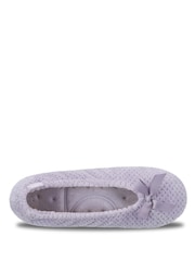 Totes Purple Isotoner Popcorn Slippers - Image 3 of 4