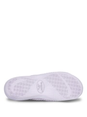 جامنی - Totes Ladies Isotoner Popcorn Turnover Open Toe Slippers - تصویر 4 از 4