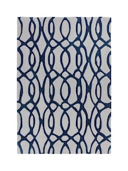 Asiatic Rugs Blue Matrix Wire Rug - Image 1 of 4