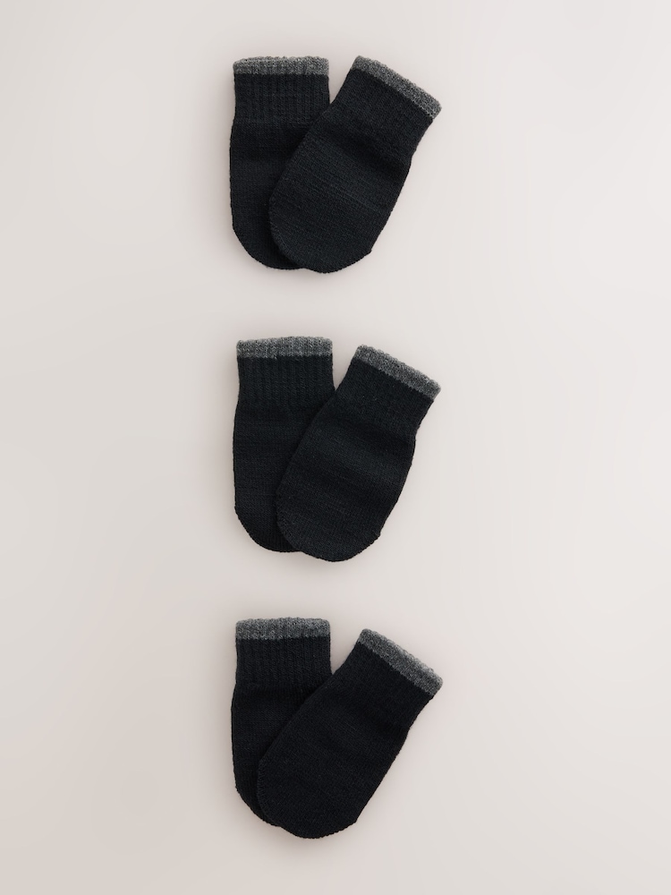 Black Magic Mitts Gloves 3 Pack (3mths-6yrs) - Image 1 of 3