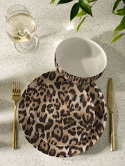12 Piece Leopard Print Dinner Set - Image 1 of 1
