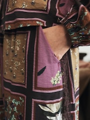 B by Ted Baker Plum 紫粘胶尼龙气球纽扣贯穿睡衣 - 图片6 / 15