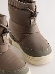 Neutral Bear Pull On Quilted Snow Boots - Image 3 of 5