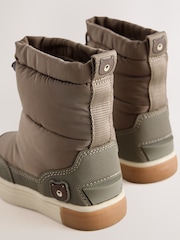 Neutral Bear Pull On Quilted Snow Boots - Image 4 of 5