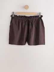Chocolate Brown Summer Beach Shorts - Image 5 of 7