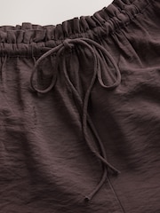 Chocolate Brown Summer Beach Shorts - Image 6 of 7