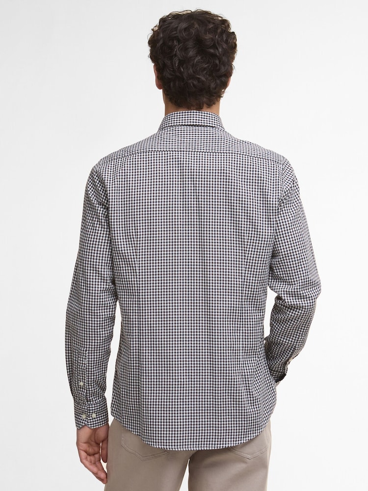 Barbour® Grey Padshaw Gingham Shirt - Image 2 of 4 Barbour® Grey Padshaw Gingham Shirt - Image 2 of 4